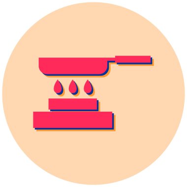 Su. Web simgesi basit illüstrasyon