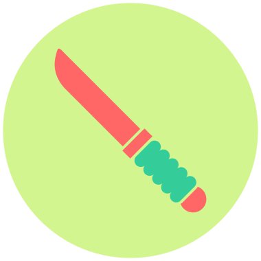 Bıçak. Web simgesi basit illüstrasyon