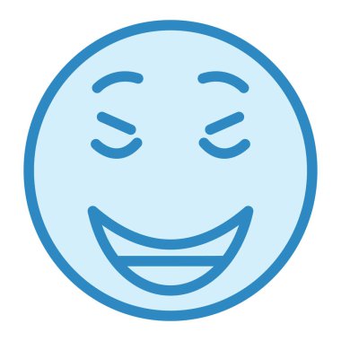 yüz simgesi, vektör illüstrasyonu