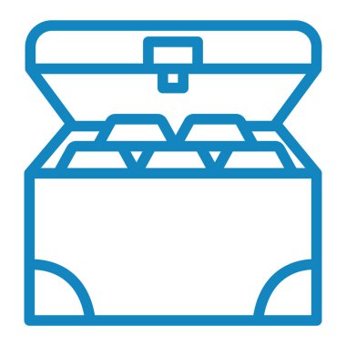 Kutu. Web simgesi basit tasarım