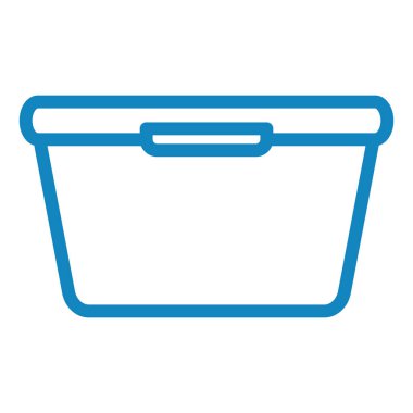 Alışveriş sepeti ikonu vektör illüstrasyonu