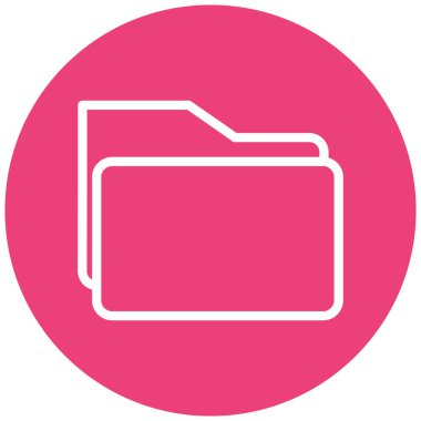 Dosya. Web simgesi basit illüstrasyon