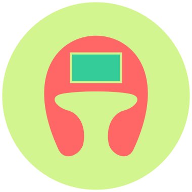 Boks Miğferinin vektör çizimi