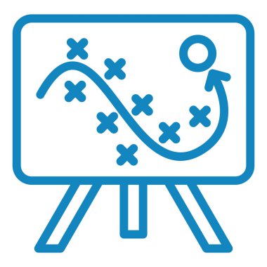 Tahta. Web simgesi basit illüstrasyon