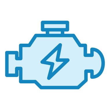 Motor modern simge vektör illüstrasyonu  