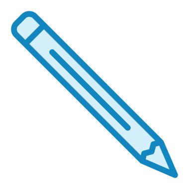 Kalem. Web simgesi basit illüstrasyon