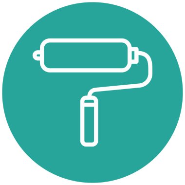 Boya silindiri. Basit resimleme