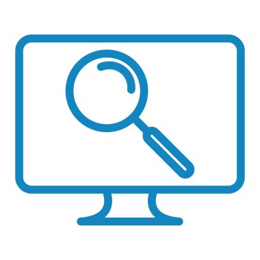 Ara. Web simgesi basit illüstrasyon