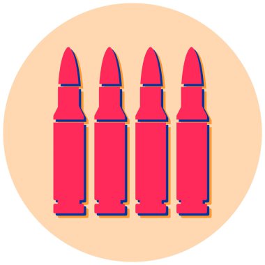 kurşun simgesi, vektör illüstrasyonu