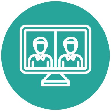 İnsan simgesinin vektör illüstrasyonu