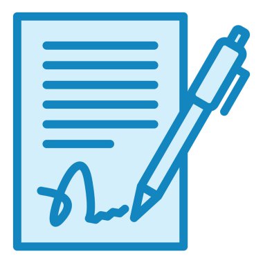 Belge. Web simgesi basit illüstrasyon