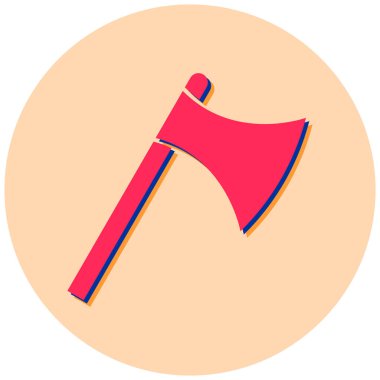 Balta düz vektör simgesi