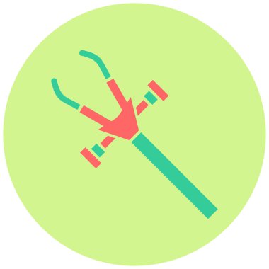 Lab Clamp simgesinin vektör illüstrasyonu