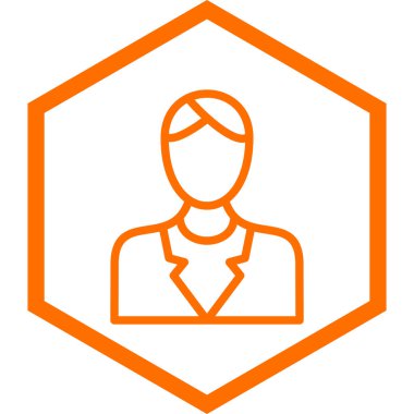 kullanıcı. Web simgesi basit illüstrasyon