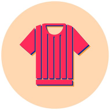 Tişört. Web simgesi basit illüstrasyon