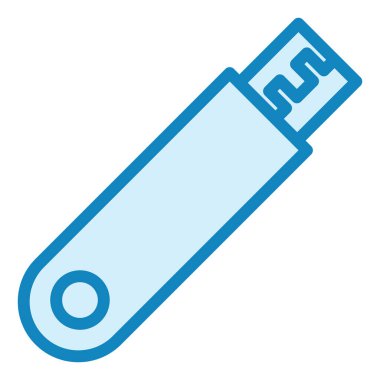 Flash Sürücü modern simge vektör çizimi 