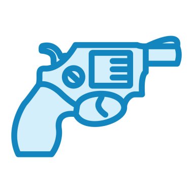 revolver simgesinin vektör illüstrasyonu