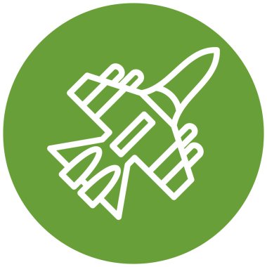 Bir roket simgesi tasviri