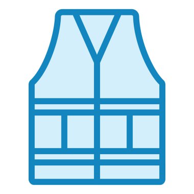 Yelek. Web simgesi basit illüstrasyon