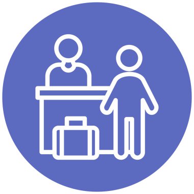 İş ve finans simgesinin vektör illüstrasyonu