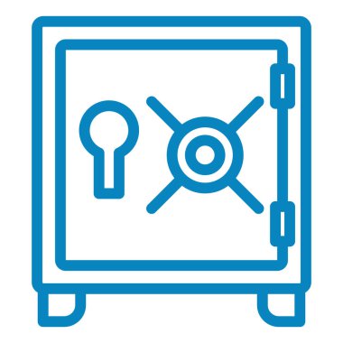 Güvenli vektör simgesi modern basit illüstrasyon