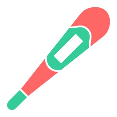 Termometre. Web simgesi basit illüstrasyon