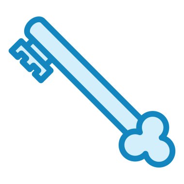 Bir kemik simgesinin vektör illüstrasyonu