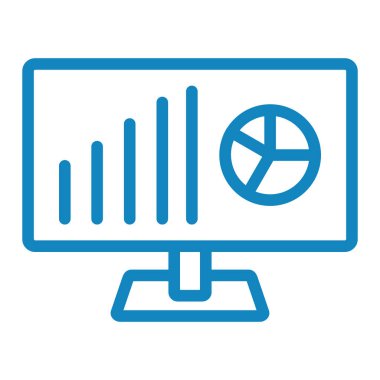 grafik ikonu vektör illüstrasyonu