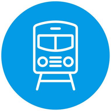 tren simgesi vektör illüstrasyonu