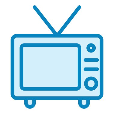 Televizyon modern simge vektör illüstrasyonu 