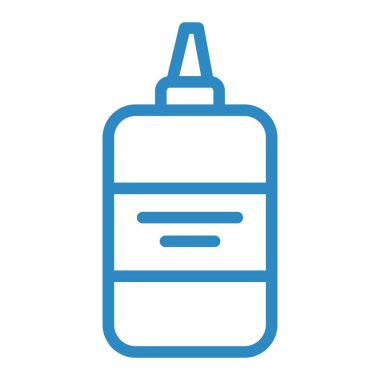 Yapıştırıcı. Web simgesi basit illüstrasyon