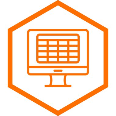 seo modern simgesinin vektör illüstrasyonu