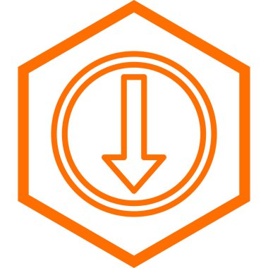 İndir. Web simgesi basit illüstrasyon