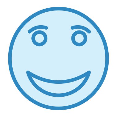 yüz simgesi, vektör illüstrasyonu