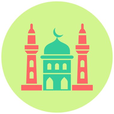 Cami. Web simgesi basit tasarım