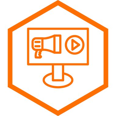 seo modern simgesinin vektör illüstrasyonu