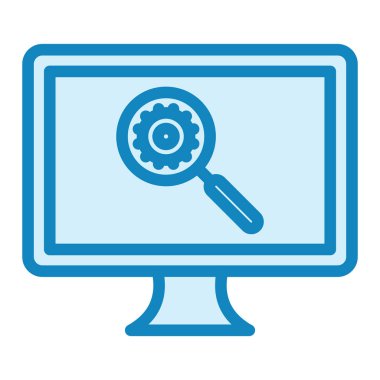 Optimizasyon simgesi vektör illüstrasyonu