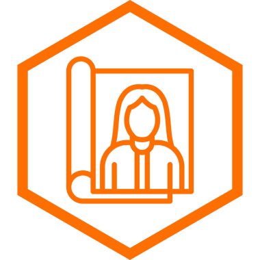 Çemberdeki bir adamın vektör çizimi