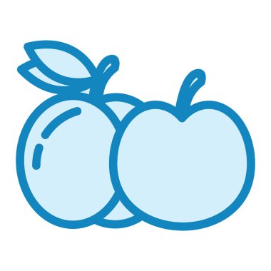 Damson simge vektör illüstrasyonu 