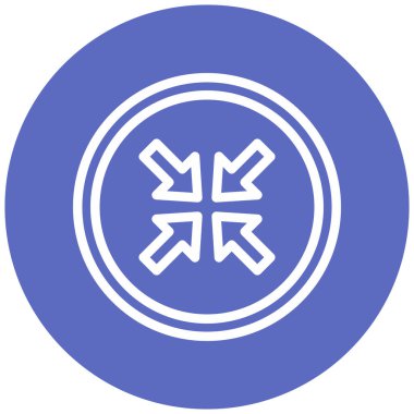 Ok. Web simgesi basit illüstrasyon