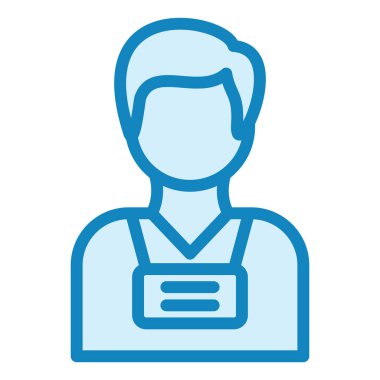 Şüpheli. Web simgesi basit illüstrasyon 