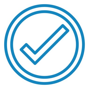 işaret simgesini işaretle, vektör illüstrasyonu