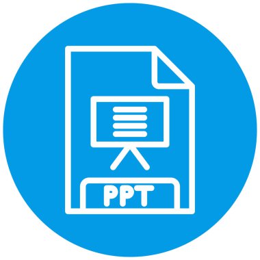 dosya biçimi simgesi, vektör illüstrasyonu