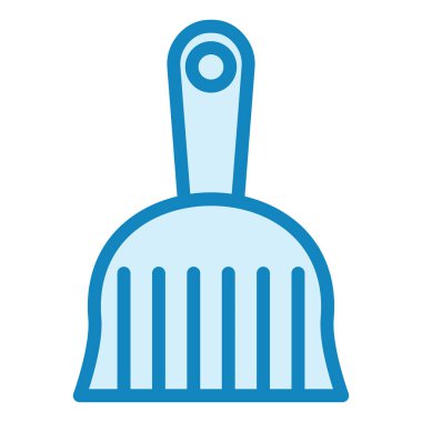 Temizlik. Web simgesi basit illüstrasyon