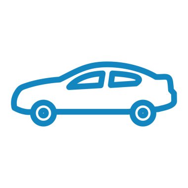 araba simgesi vektör illüstrasyonu