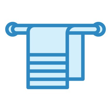 Havlu. Web simgesi basit illüstrasyon 