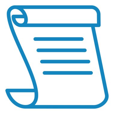 Belge simgesinin vektör illüstrasyonu