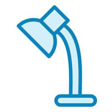 Masa lambası. Web simgesi basit illüstrasyon