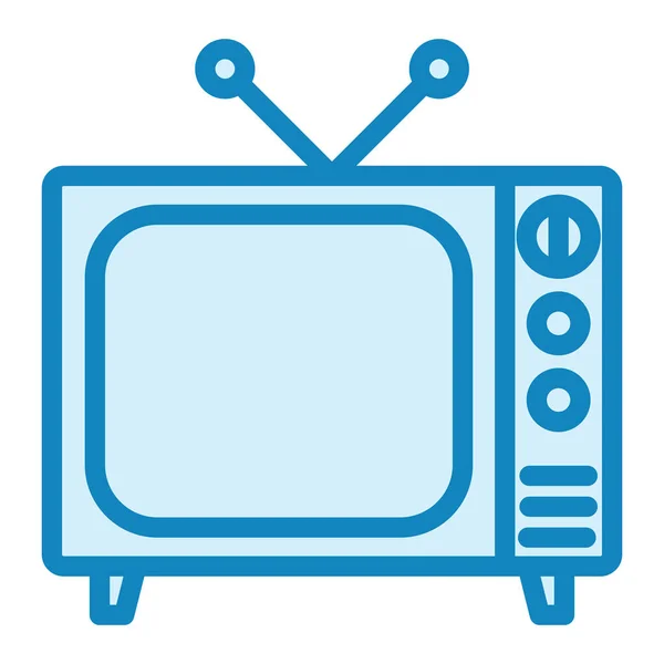 Fernsehen Web Symbol Einfache Illustration — Stockvektor