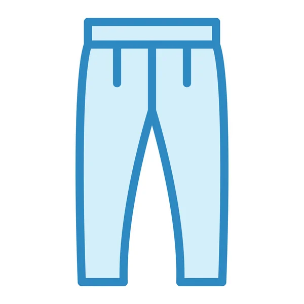 Pantalon Illustration Vectorielle Icône Moderne — Image vectorielle